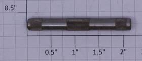 1000x-17 Acme G Scale 1/4 Inch X 2 7/64 Axle With Center Knurl 10
