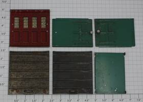 1000x-6 Acme Assorted Metal Doors Pack Of 6
