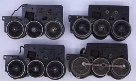 1505l12 Acme Steam Motor Chassis Assortment - Not Working Set Of 4