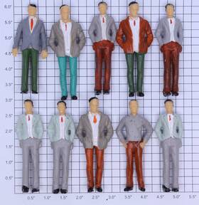 20-1249 Acme Men Themed Figure Assortment Set Of 10