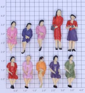 22-154 Acme Women Figure Assortment Bag Of 10