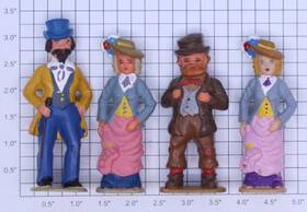 22-246 Acme Western Themed Figure Assortment Bag Of 4