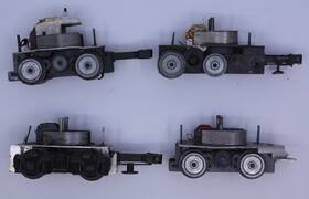 511-992 Acme Diesel Motor Chassis Assortment - Not Working Bag Of 4