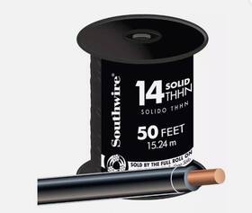 65044901 Acme Southwire 14 Stranded 50 Feet 15.24 M Black Wire