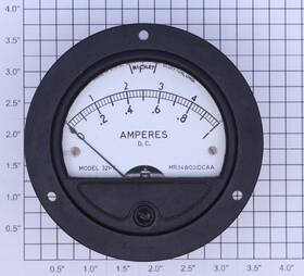 Mr34w00iddcaa Acme Triplett Model 321-t 0-5a And 0-1ma Dc Ammeter With Shunt
