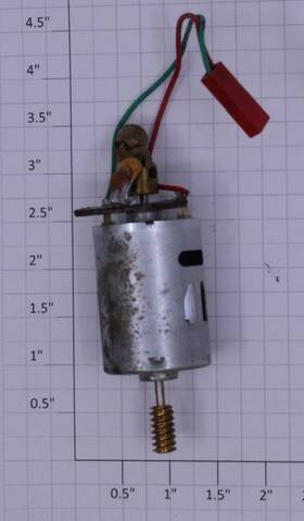 Rs-385ph-2 Acme 12.0 Volt Dc Motor With Worm Gear And U-joint