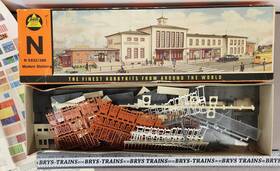 Ahm N5832/398 Vintage N Scale 5832/398 Modern Train Station Kit Ex/ob Kl21