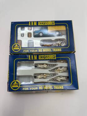5616 Ahm/rivarossi Freight Truck Horses Wagon Train Accessories For Ho Sets Lot