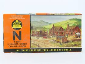 5801 Ahm/rivarossi 148 N 1/160 Scale Ahm/minikits 3 Houses Under Construction Building Kits