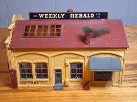 5858-598 Ahm/rivarossi Ho Scale Weekly Herald Building Kit