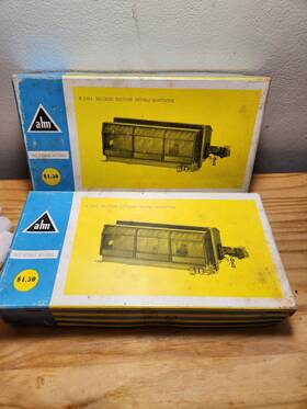 B1304 Ahm/rivarossi 2 Vintage Ho Scale Modern Factory Double Sawtooth Model Kits Boxed
