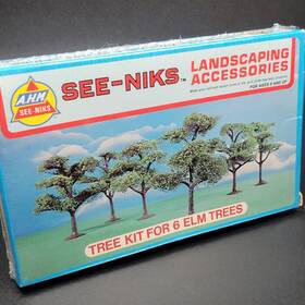3710-c Ahm See-niks Tree Kit For 6 Elm Trees Landscaping Accessories By New Ho Scale