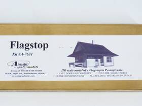 A-7631 Alexander Scale Models Ho 1/87 Kit #a-7631 Pennsylvania Flagstop Building