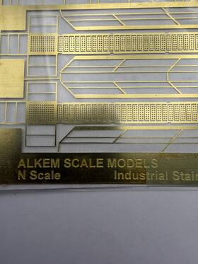 160-43 Alkem Scale Models N Industrial Stair Tower And Stairs Open Box