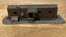 N-128 Alloy Forms Engine Crew Shed Model Metal N Scale No Box N-128 Alloy Forms Engine Crew Shed Model Metal N Scale No Box