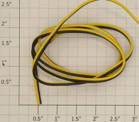 06-2777 American Flyer 22 Gauge 2 Conductor Yellow/black Wire Sold By The Foot