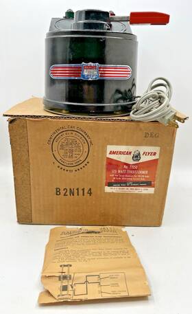 22050 American Flyer S Gauge 16b 175 Watt Transformer In Ob And Inner Inserts