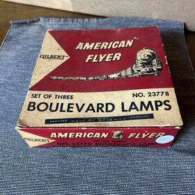 23778 American Flyer # Boulevard Lamps Set Of 3