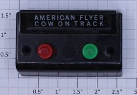 23791c American Flyer S Scale Black Inch Cow On Track Control Button Without Wire 23791c American Flyer S Scale Black Inch Cow On Track Control Button Without Wire