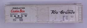 24039-3 American Flyer Rio Grande Cookie Boxcar Shell And Frame Only