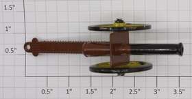 24565-1 American Flyer Die Cast Cannon Load For Flatcar