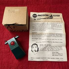 26756 American Flyer S Gauge Track Bumper In Ob With Instruction Sheet