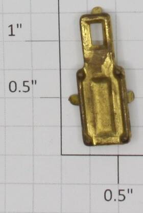 3176-3 American Flyer Prewar Brass Pullman Car Passenger Door 10