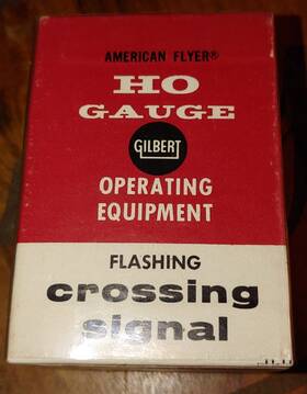 35204 American Flyer Ho Gauge Operating Flashing Crossing Signal