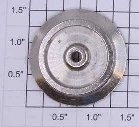 4696-23 American Flyer Nickel Solid 1-1/2 Inch Std. Gauge Trailing Truck Wheel 12