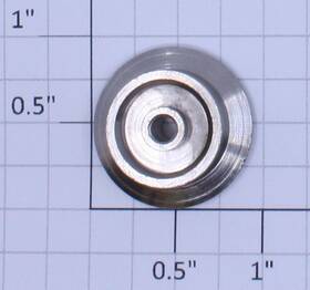 4696-7 American Flyer Nickel Solid 7/8 Inch Standard Gauge Front Truck Wheel 10