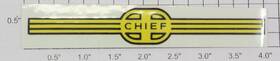 500-02 American Flyer Inch Chief Santa Fe Alco Diesel Sticker Nose Decal 10