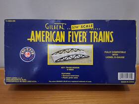 6-49825 American Flyer S Gauge No. 571 Truss Bridge With Box