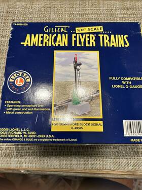 6-49835 American Flyer #588 Semaphore Block Signal Lot Eh614