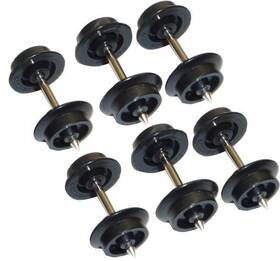 6-49875 American Flyer S Scale Replacement Wheel And Axle Set Of 6