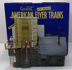 6-49876 American Flyer S Scale Water Tower With Shed Kit Ln/box