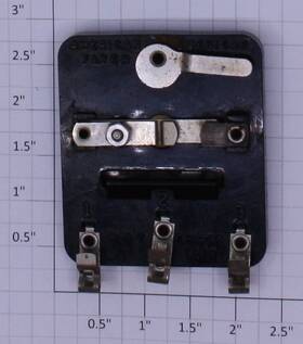 697x American Flyer S Scale Track Trip With Black Bakelite Base For Semaphores