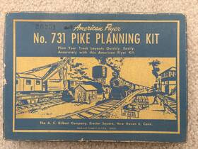 26751 American Flyer 731/26751 Original #731 Pike Planning Kit In Box Vintage