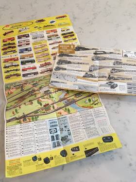D2224 American Flyer D1907 Rare Gilbert Consumer Folders 1959-1961 D2146