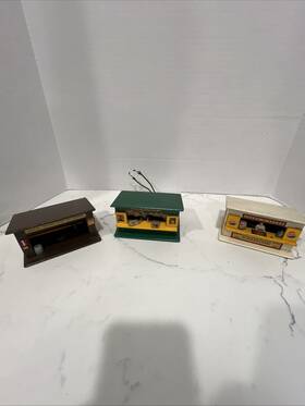 M-3040 American Flyer S Scale Lot Frank And Beans News Stand Local Train Shelter