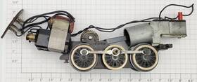 M6ws American Flyer Motor Chassis With 6 Wheels And Smoke