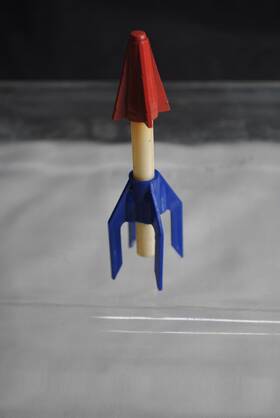 P-14a686 American Flyer Parts - Rocket For 969 Action Car #170