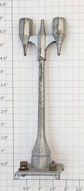 Pa-9217-s American Flyer Silver Prewar Lamp Post
