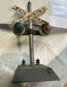 Pa-10779 American Flyer Pa10779 Vintage 5 Inch High Railroad Crossing Light