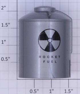 Pa13c201 American Flyer Inch Rocket Fuel Silver Canister