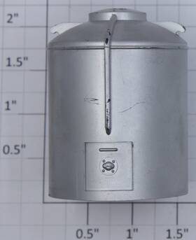 Pa13c201x American Flyer S Scale Silver Canister Without Letters