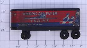 Pa14b063 American Flyer S Scale Gilbert Erector Piggyback Trailer