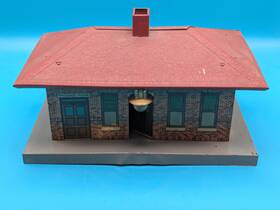 X6879 American Flyer 96 Train Station With Light Prewar O Gauge As-is For Parts