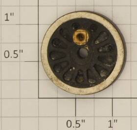 Xa10009b1 American Flyer Flangeless Wheel Assembly W Brass Square Stud 10