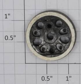 Xa10010-a3 American Flyer S 4-8-4 Northern Engine Flangeless Wheel Without Stud
