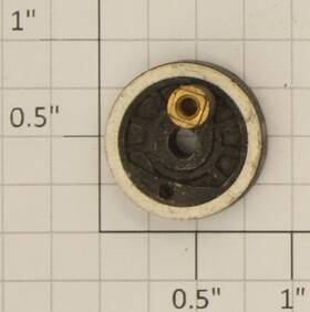 Xa10104a2 American Flyer Flangeless Metal Wheel With Brass Square Stud 10